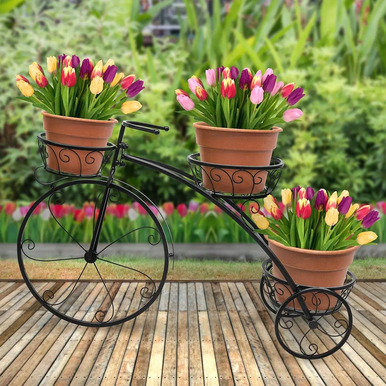 Eisen Anlage Regal Blume Rack Nordic Metall Boden Regal Multi-schicht Fahrrad Metall Regale Pflanzen Stehen Außen Metall Garten dekore