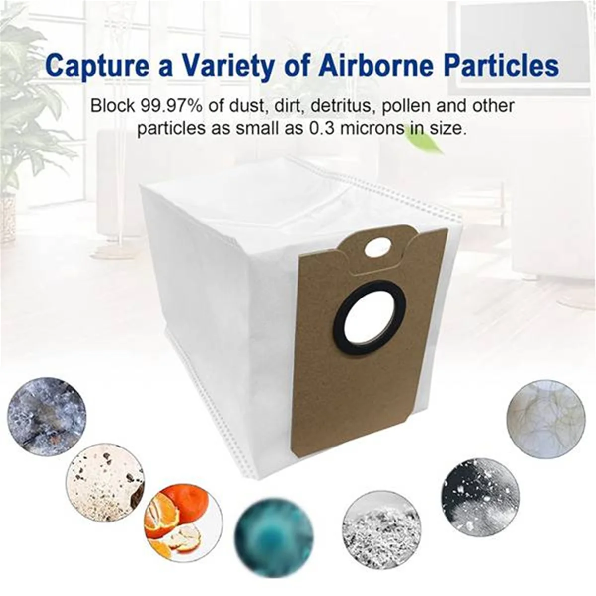 ฝุ่น bag8PCS ถุงเก็บฝุ่นสําหรับ 2499/7490/8290/2299 Series เครื่องดูดฝุ่นในครัวเรือนทําความสะอาดขยะถุงเก็บฝุ่น