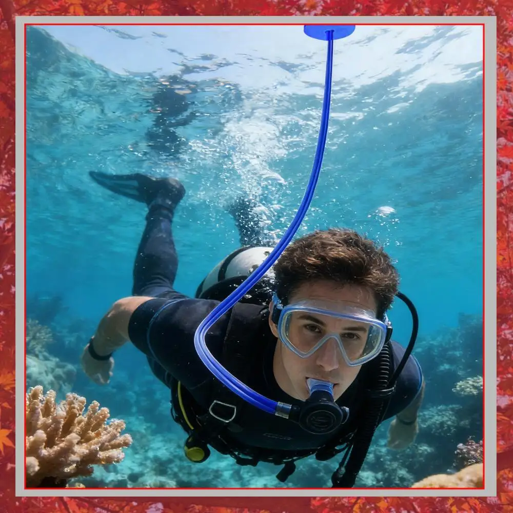 

Underwater Snorkeling Equipment Easy To Carry Portable Swimming Diving Breathing Gear Full Dry Snorkel Equipment for Adults