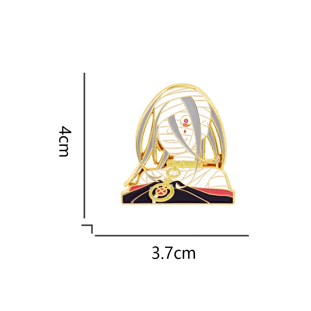 Anime Re ZERO commencer la vie dans un autre monde Sirius Romanée-Conti Cosplay Costume Badge broche sac à dos pendentif broche en métal accessoire