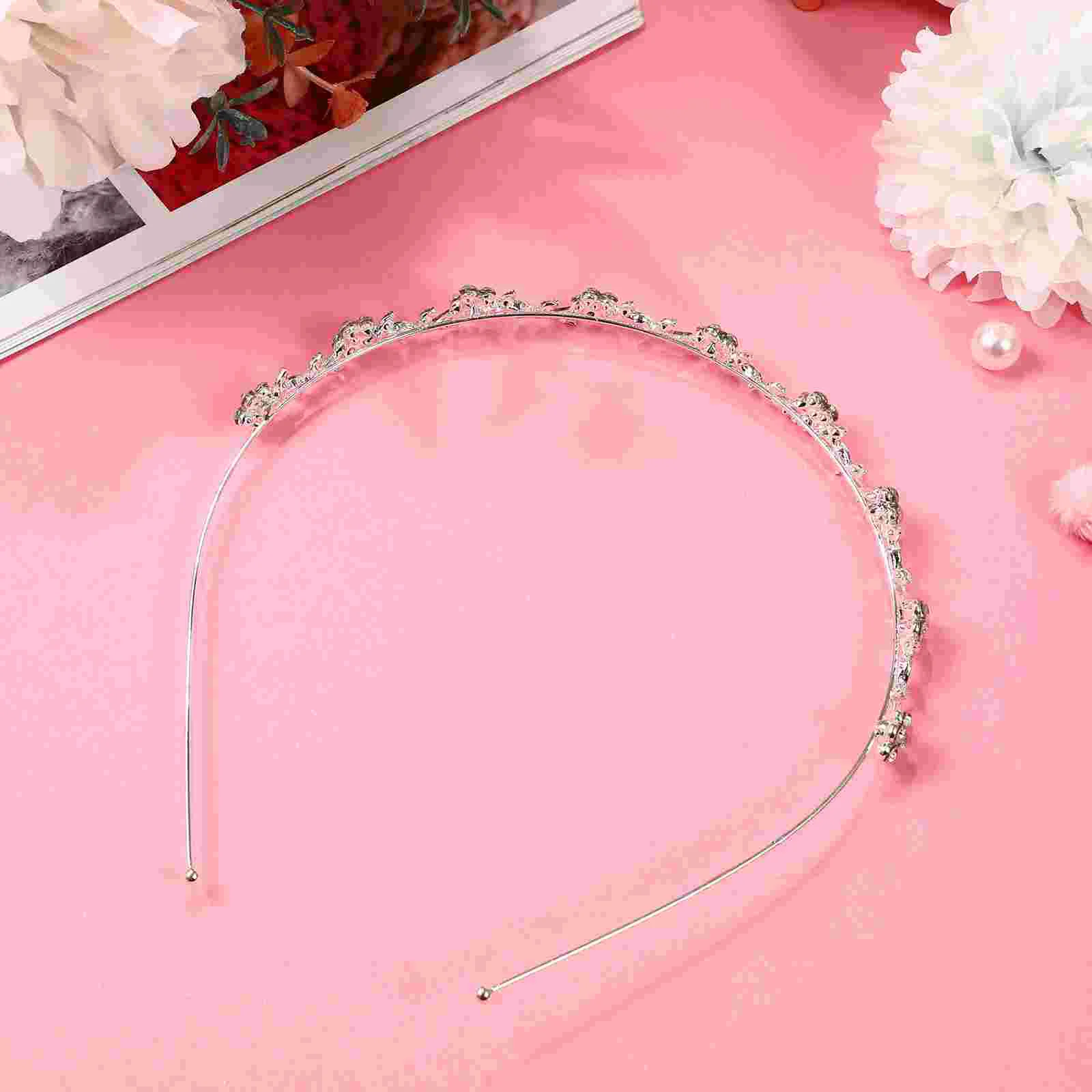 Tiara de casamento flor cabelo videiras decorativas tiara feminina folha de strass