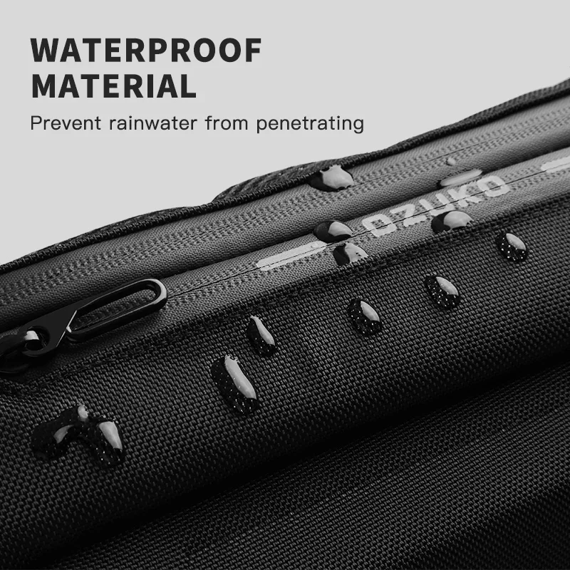 OZUKO Men's EVA Chest Bag Outdoor Riding Men's Cross-body Bag  Sports Motorcycle Waterproof Messenger Bag For Men