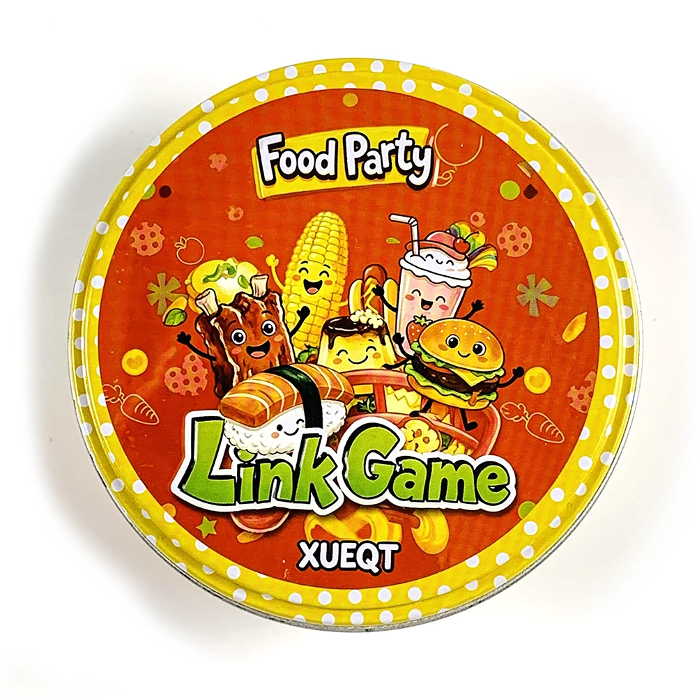 Party Games Box - Metal Box Card Game Food Party
