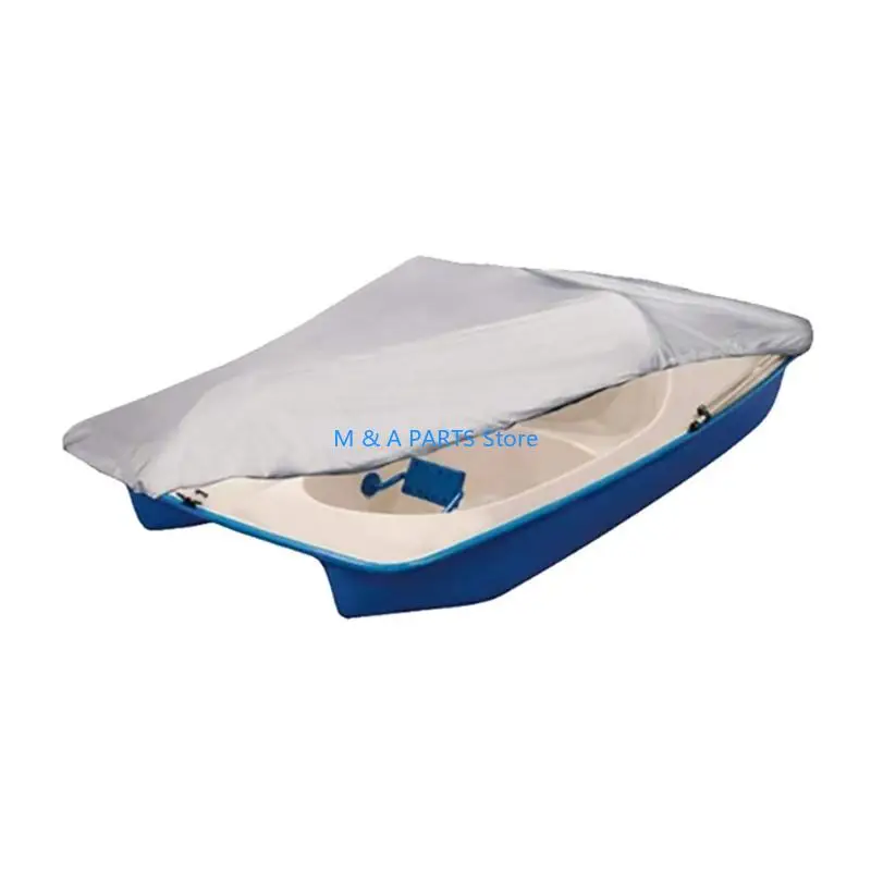 U1JF Year Round Boat Cover With Reinforced Edges And Elastic Hems For Secure Fit And Long Lasting Use