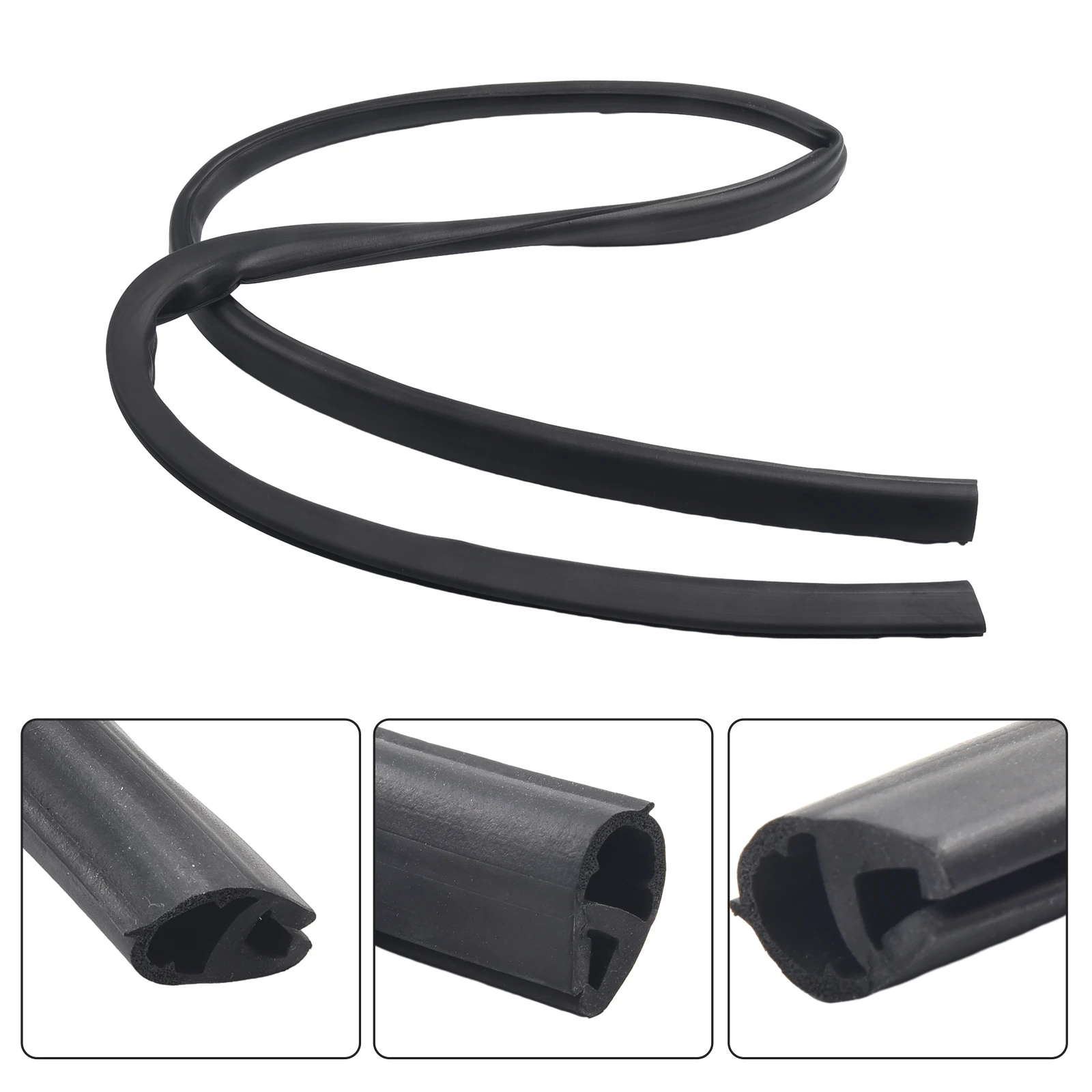 Engine Hood Sealing Strip Car Truck Parts Direct Replacement For BMW Front Cover Rubber Material Easy Installation