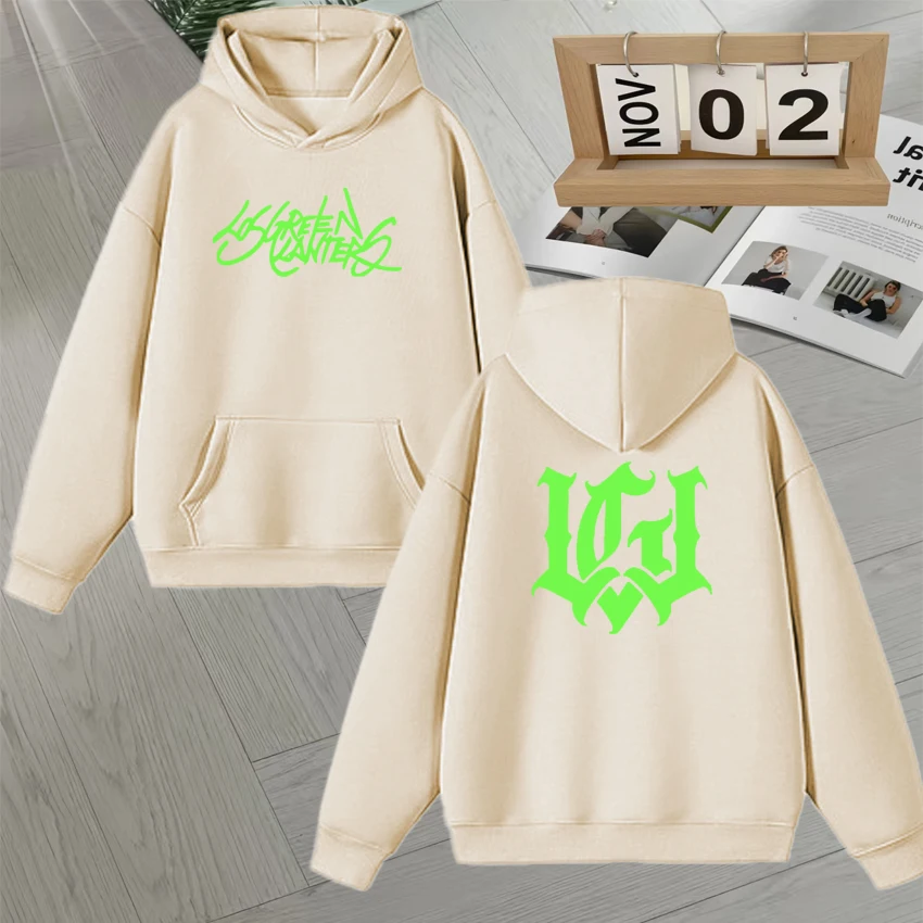 Rapper Jc Reyes Double Sided Print Autumn Winter Hoodie Men Women Fleece Sweatshirts Long sleeve vintage Loose Unisex Pullover