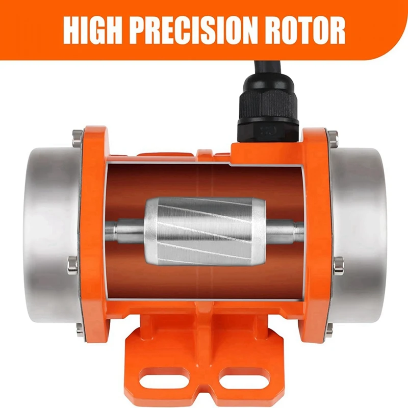 Promotion! 2X Vibrator Motor For Salt & Sand Spreader And Concrete Mixer 4000Rpm 60W DC12V Aluminum Alloy Case Concrete Vibrator