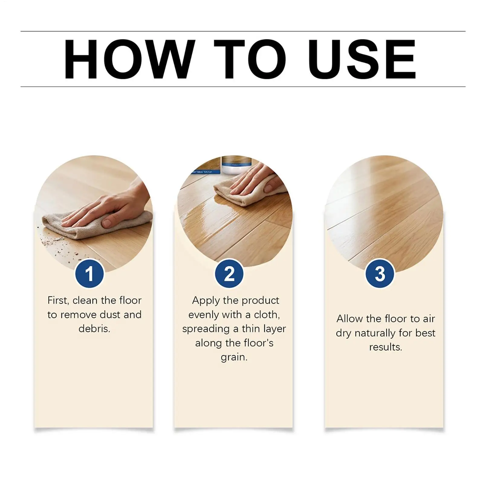 Floor Restore Solution 150ml Flooring Renewal Agent Wood Floor Polishing Solution for Home Apartment Dormitory Living Room