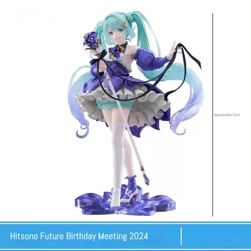 Hatsune Miku Animation Peripheral White Dress 2024 Birthday Party Series Movable Dolls Cheongsam Handmade Model Ornament Toys