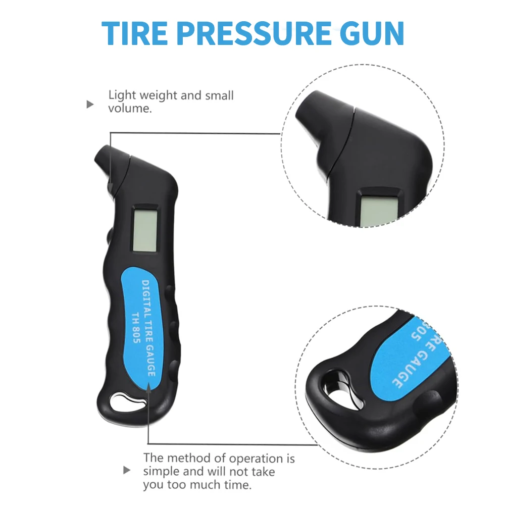 TG105 Digital Car Tire Air Pressure Gauge Meter High-precision Tester for Motor Bike Tyre LCD Display Manometer Auto Barometers