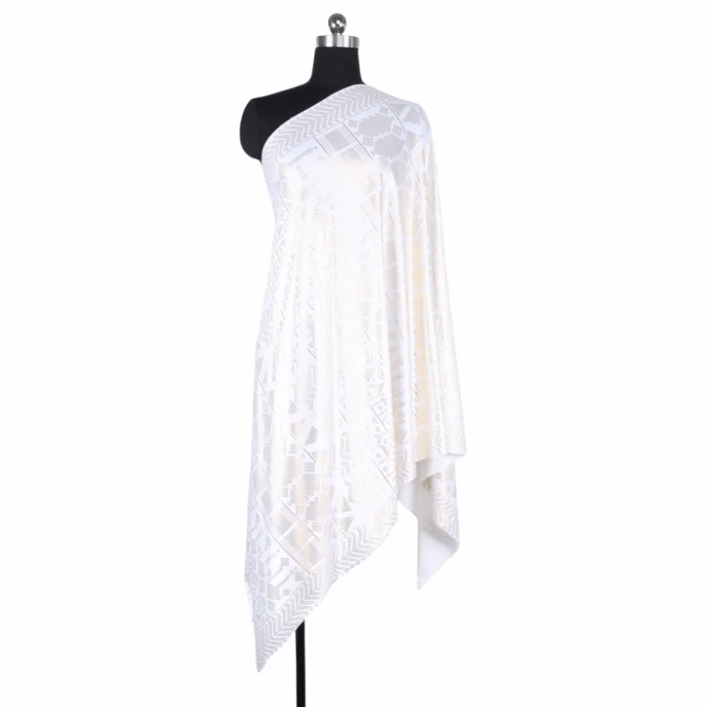 

Gorgeous Lady Sunscreen Scarf Shawls Retro Style Gold Stamping Evening Shawl Versatile Breathable Hijabs Women Scarves