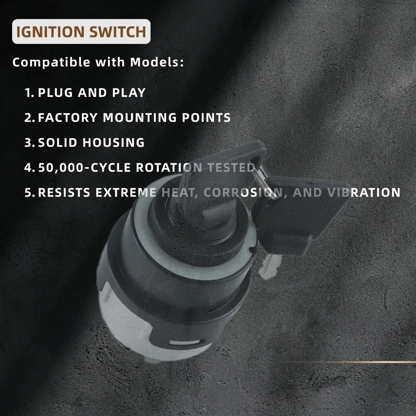 85804674 뉴 홀랜드 용 11 터미널이있는 점화 스위치 555E 575E B100BLR B100BTC B110 B115 LB90 LB115 LV60 LV80 교체 50988