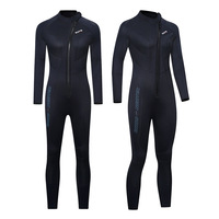Wetsuit 5mm Neoprene Diving Suit - Mens Womens Thicken Full Wet Suit, Front Zip Long Sleeve UPF50+ Keep Warm Swimwear for Scuba