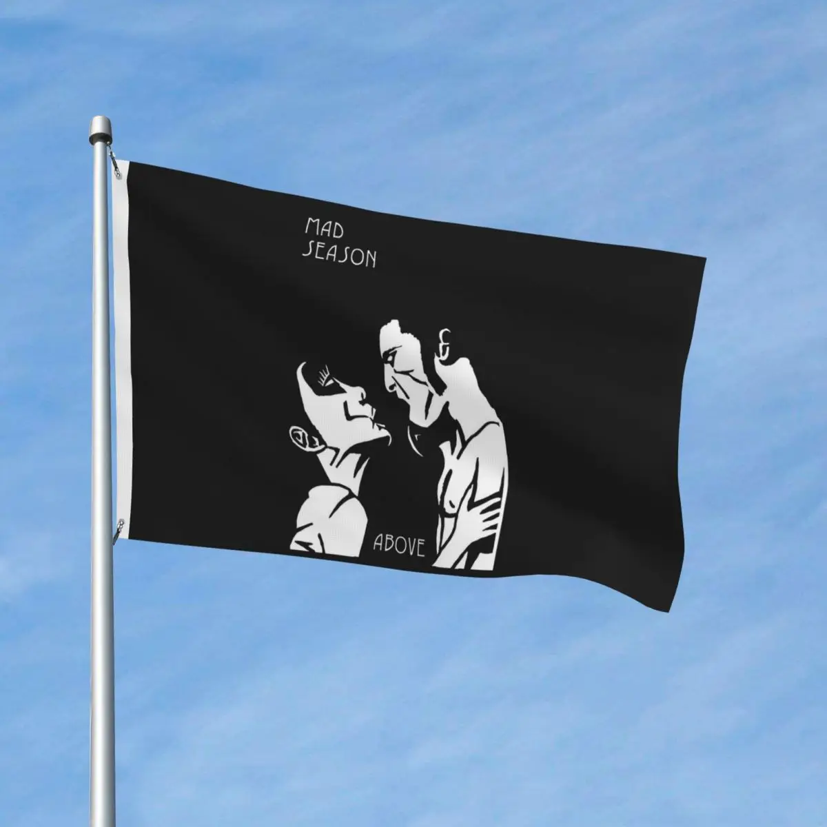 Mad Season Above Rock Band Flag Double Sided Outdoor Banner Mad Season Polyester Hanging Decoration 3x5 FT