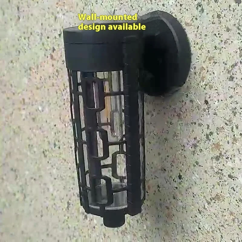 Luz de parede solar à prova dwaterproof água pátio luz de parede jardim exterior luz de parede moderna simples ao ar livre luz da porta da frente luz do jardim