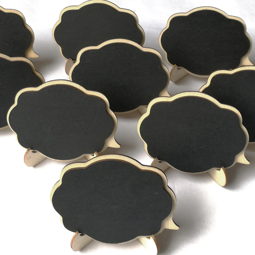 

20 PCS Home Decor Wood Message Board Mini Chalkboards Decoration Wooden Ornaments