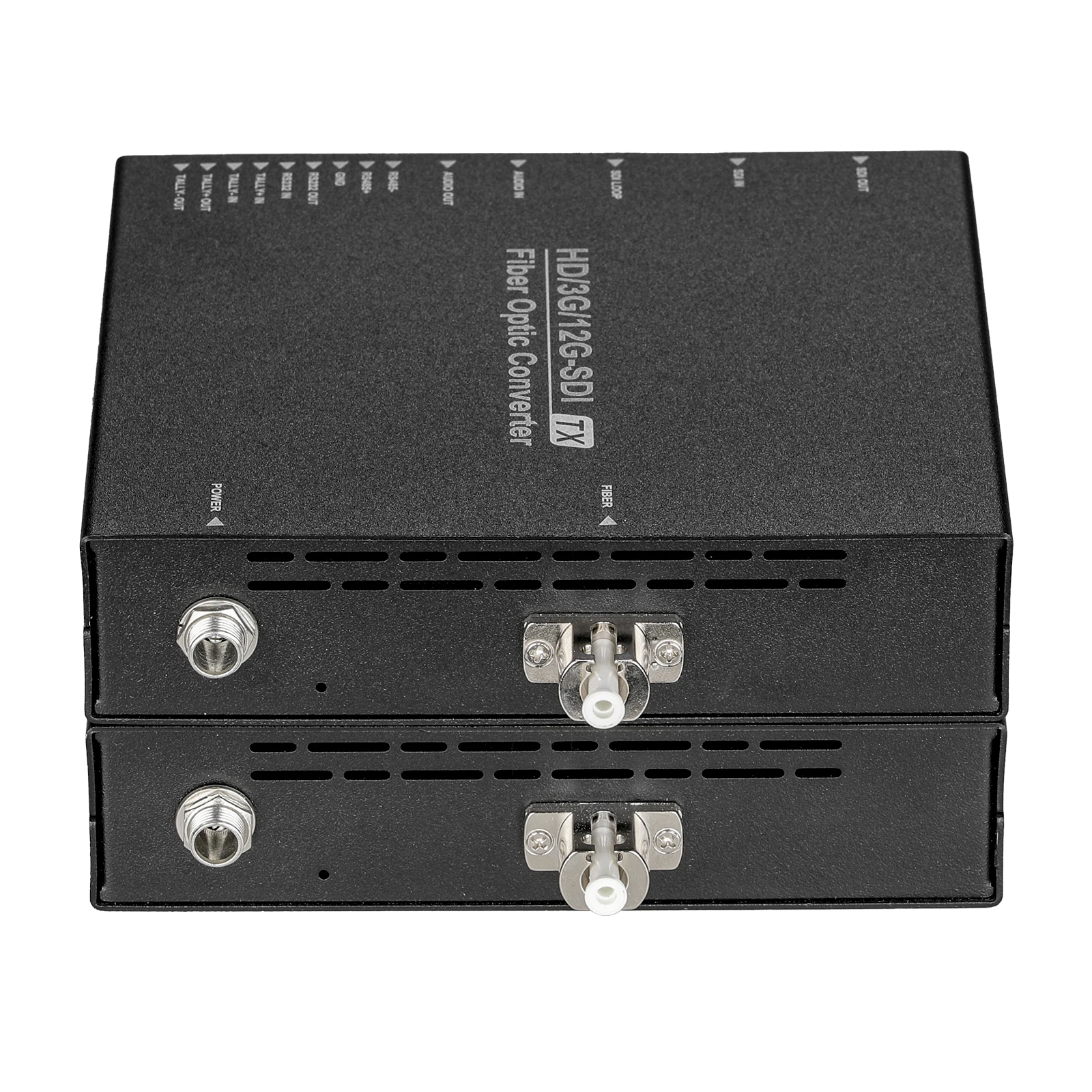 Multi-service Video Multiplexer 12G SDI to LC Fiber Optic Converter With data and tally