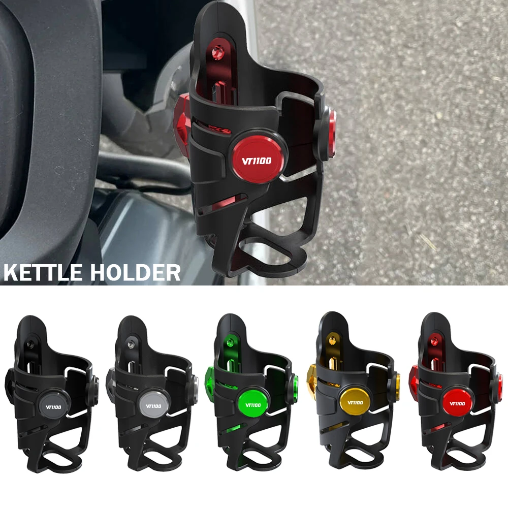 

For Honda VT1100 VT 1100 1995-2022 2023 2024 2025 2026 Motorcycle Beverage Water Bottle Bracket Drink Cup Holder Sdand Mount