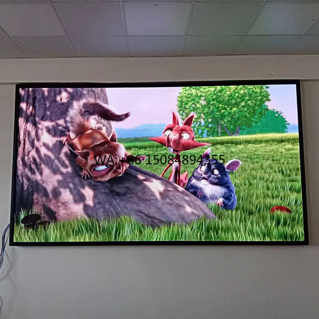 

P2 Indoor SMD LED Display 4K HD-Cost-Effective Wall-Mounted Video Wall with 500cd Brightness for Conference
