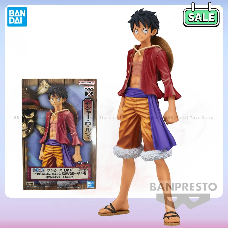 In Stock Anime One Piece Figures Luffy The Grandline Men Wano Country Monkey D Luffy Action Figure Model Collection Kids Toys