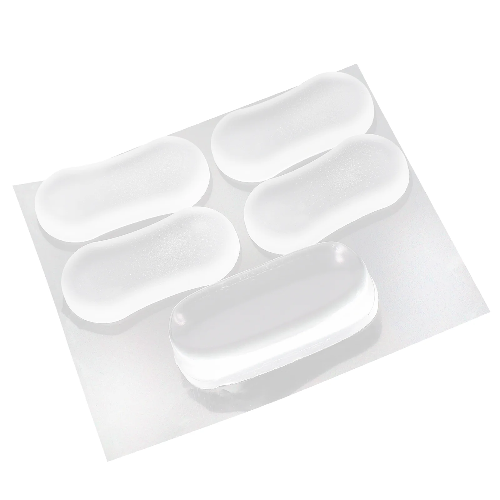 

5 Pcs Wallet Ring Toilet Seat Gasket Lid Gaskets Square Bumpers Bidet Attachment Travel