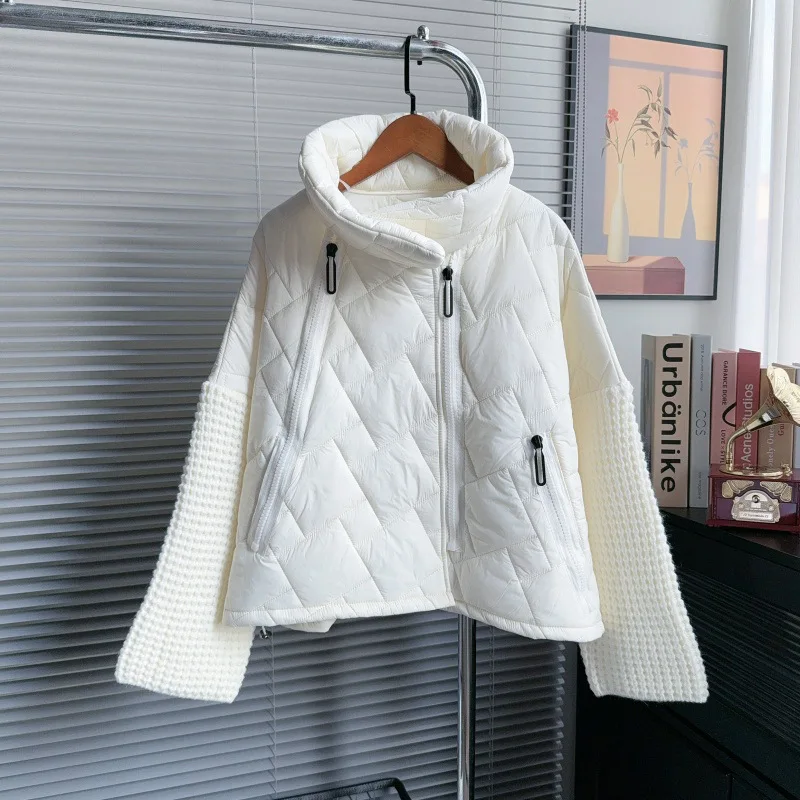 

Matakawa Autumn Winter Jackets Woman Solid Zippers Thick Warm Short Parkas Coats Korean Fashion Elegant Simple Chaqueta Mujer