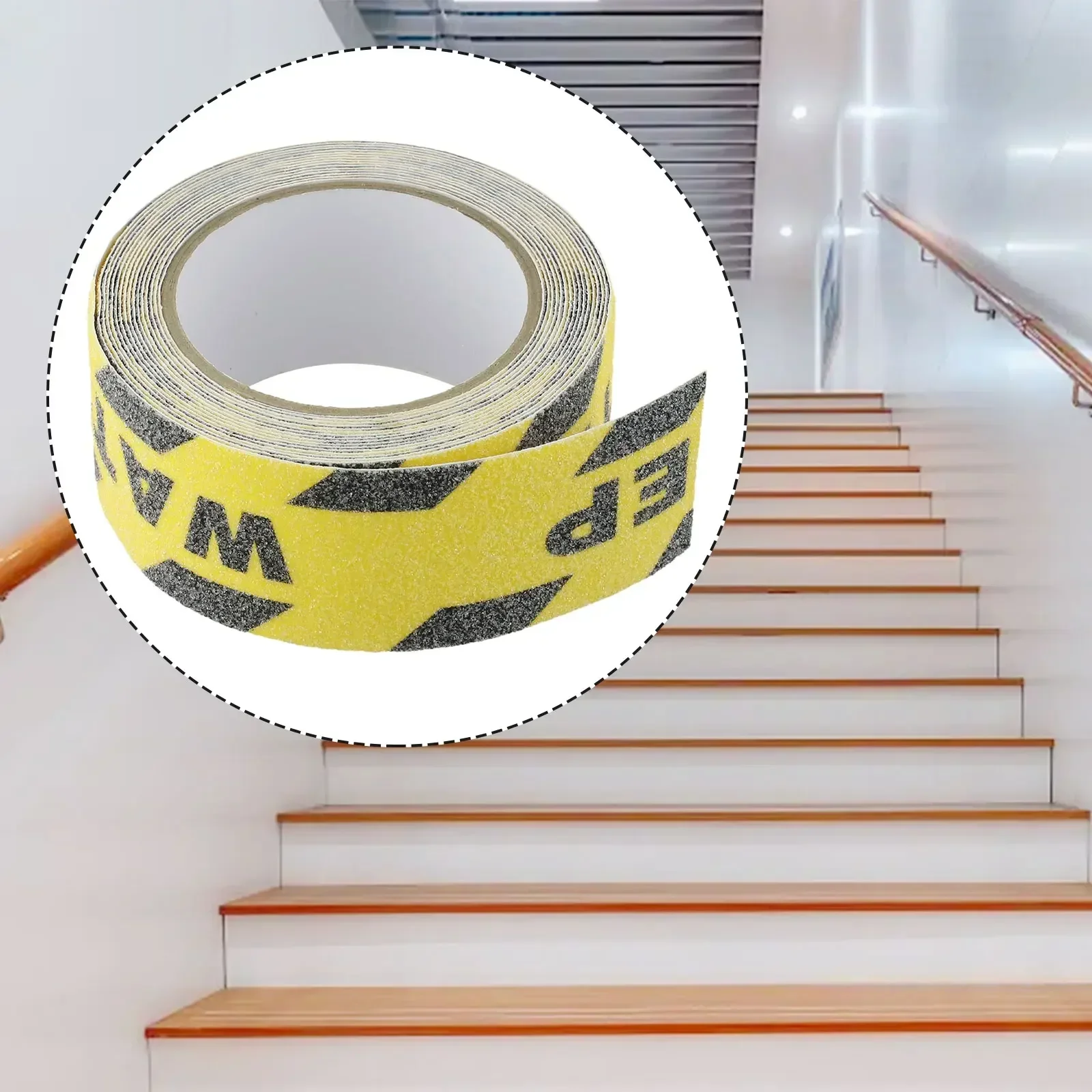 Anti Slip Tape for Stairs, 5CM*5M, Reliable Adhesion and Flame Retardant, Suitable for Residential and Industrial Use