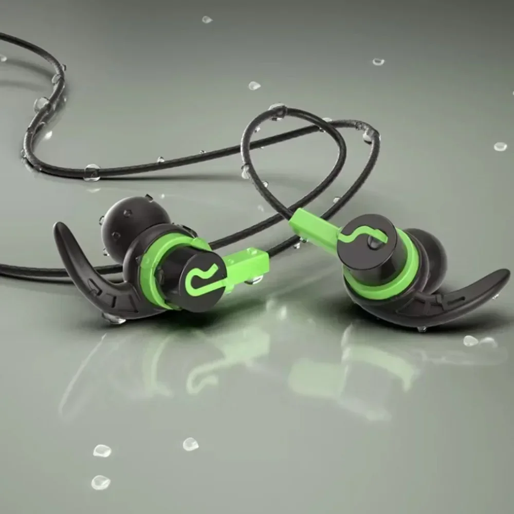 

ZLRLMHY For All Mobile Phone Gamer Wired Sports Earphone Super Bass Sweatproof Running Headset With Mic Ear Hook