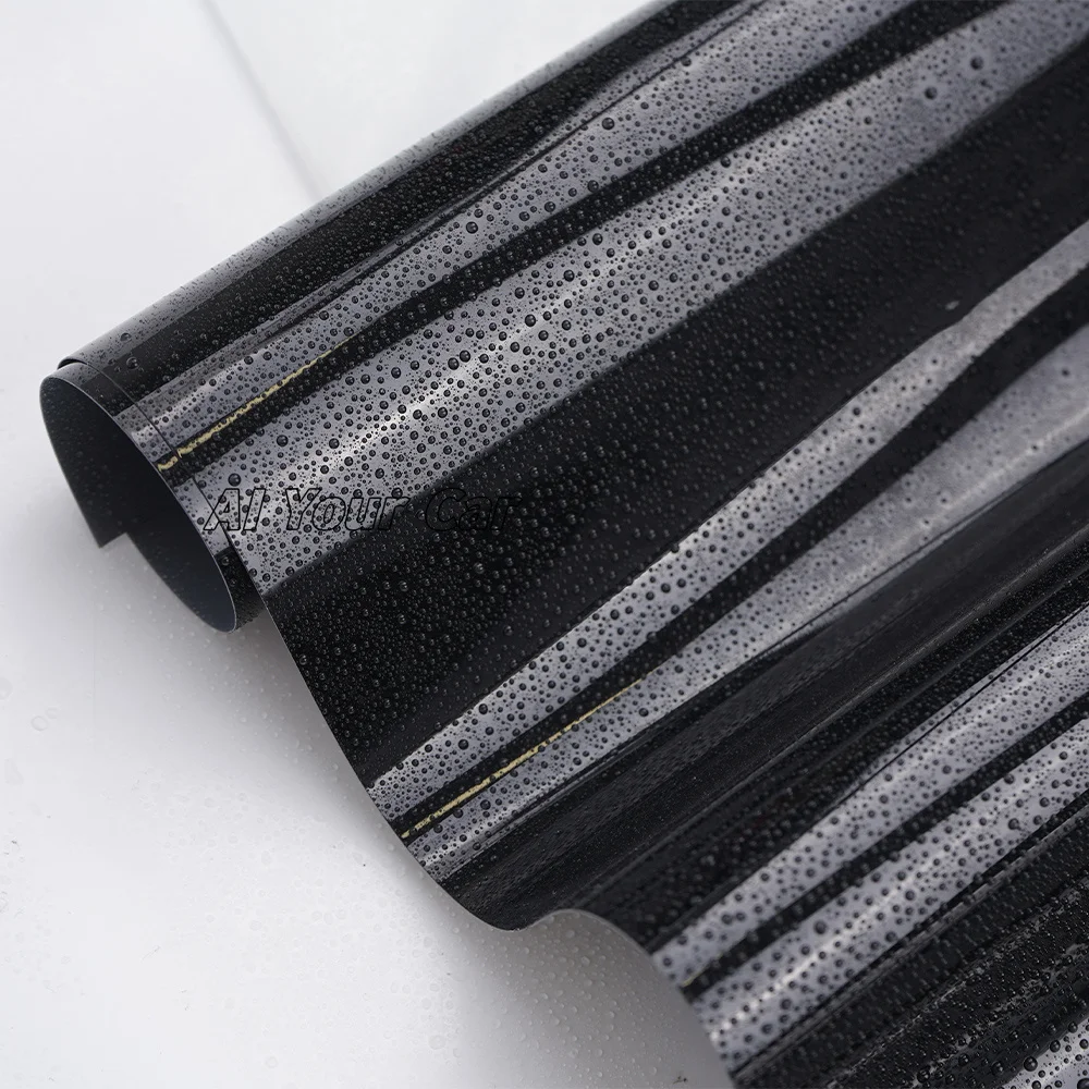 PET Gloss Black Vinyl Wrap Film Black Bright Color Sticker Car Motorcycles Body Styling Decals Decoration Stickers Accessiries
