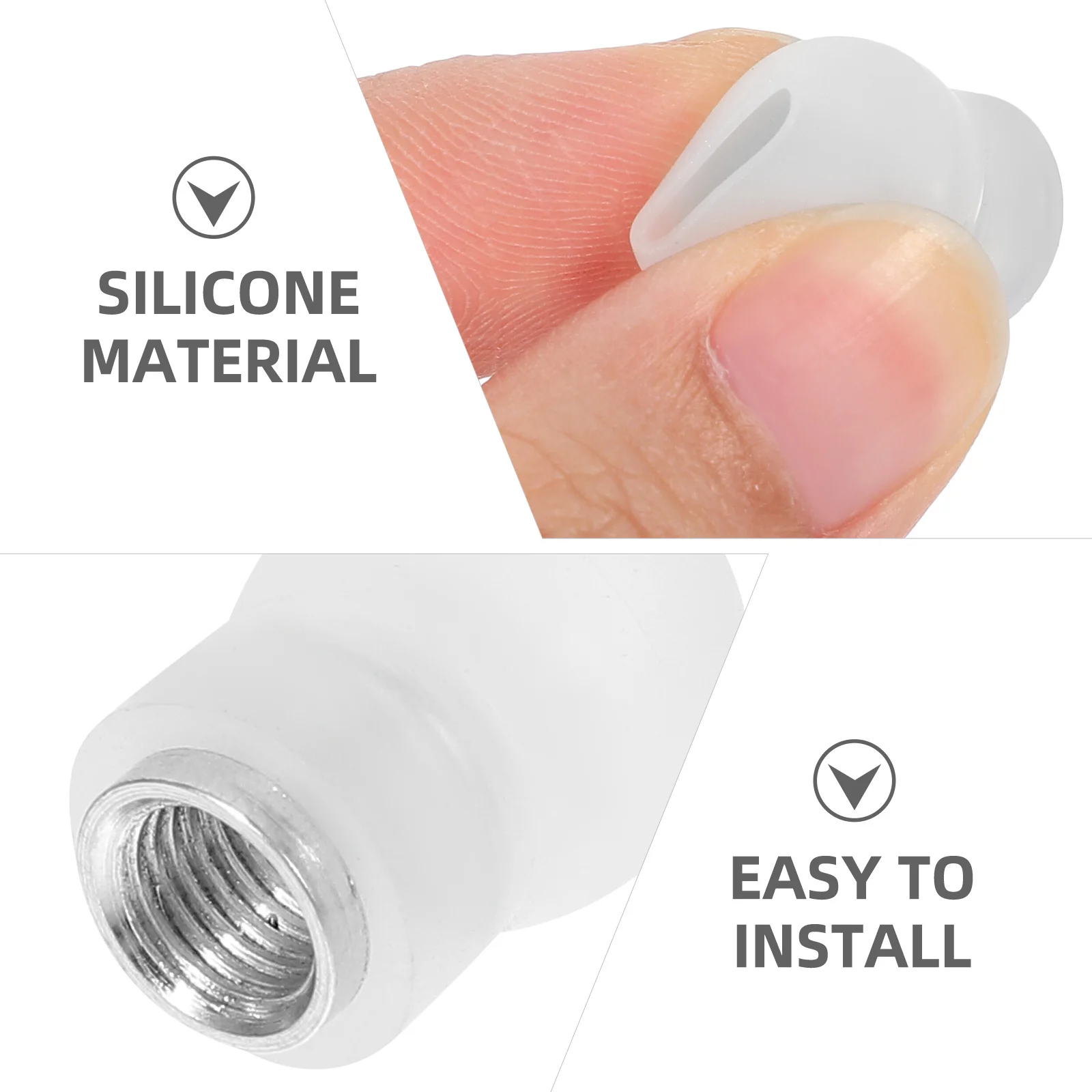 

1Set Stethoscope Diaphragm Replacement Kit Practical Ear Pieces for Adult Accessories Replacement