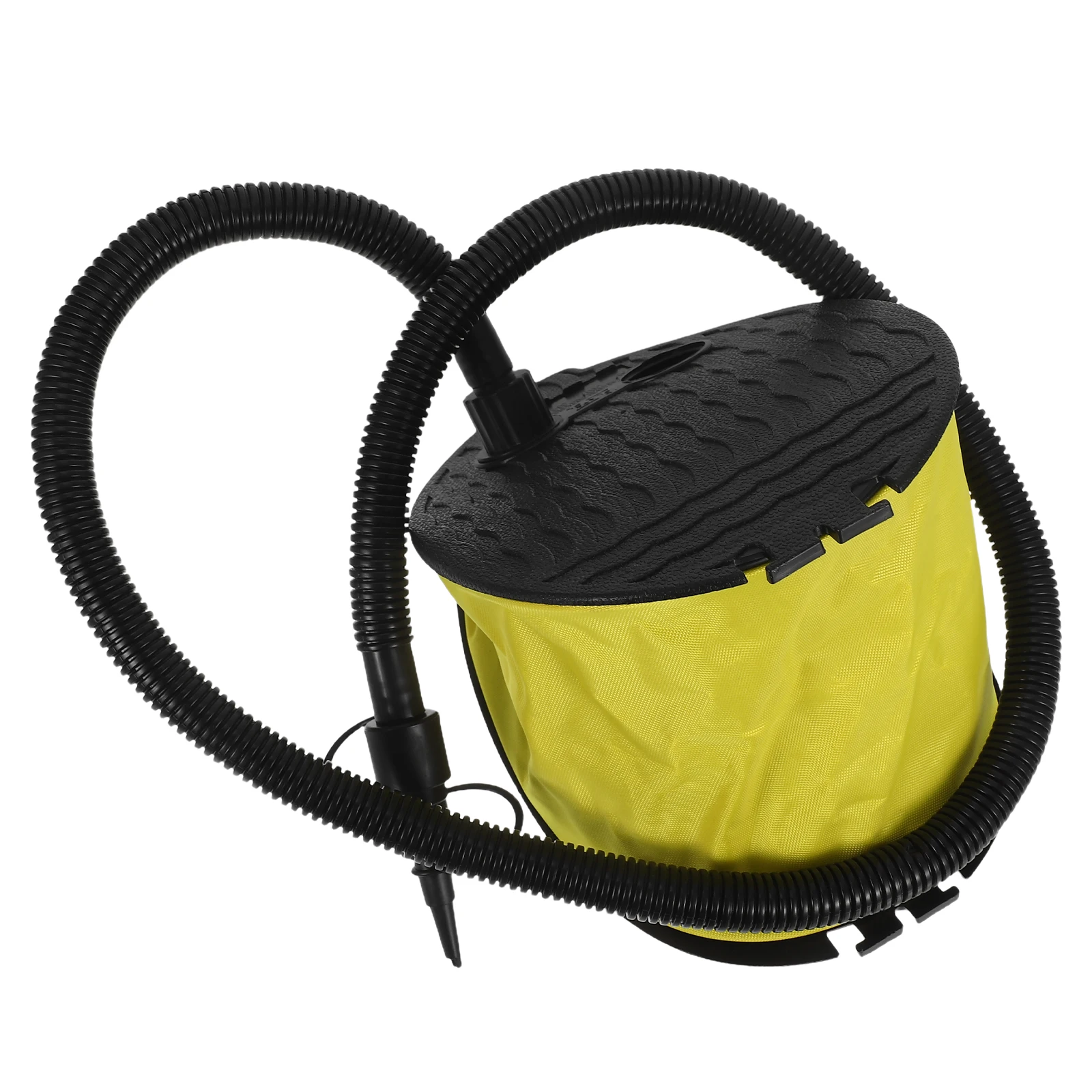 

for Inflatable Kayak Boat Air Mattress Foot Operated Pump 3 Valves Adapters Collapsible Portable Inflate Deflate Tool