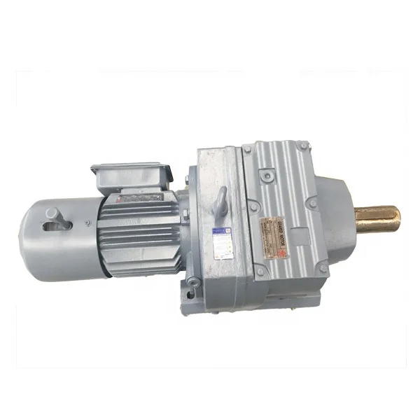 R Series Helical Type Vertical Gearbox With AC Electric Motor