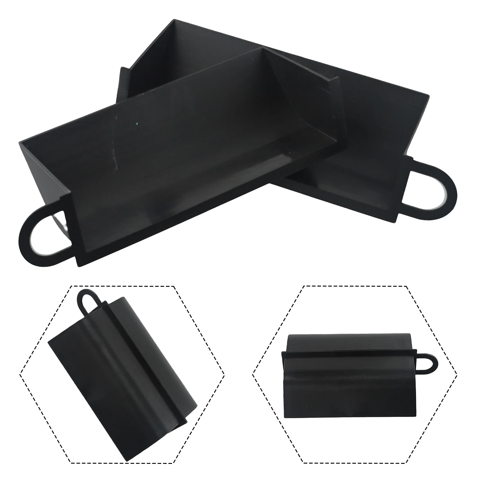 

Brand New High Quality Practical Useful Auto Air Scoops Car Parts Accessories Kit Plastic Replacement Tool 1 Pair 2pcs/set