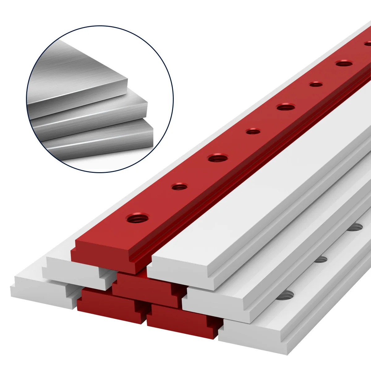 450Mm Verstekstaaf Schuifregelaar Tafelzaag Staaf T Slot Verstek Spoor Jig T Schroef Armatuur Slot Aluminium Legering Voor Houtbewerking Router