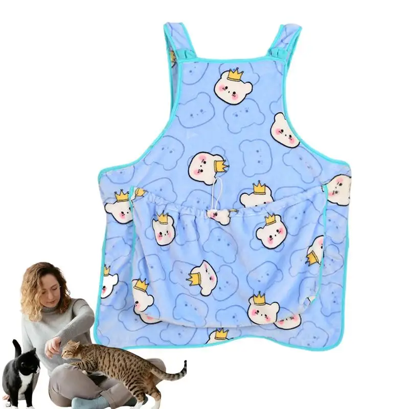 Cat Carrier Pouch Cute Non Stick Hair Cat Sling Carrier Front Dog Carrier With Adjustable Strap Cat Sleeping Bag Kitten Carrier