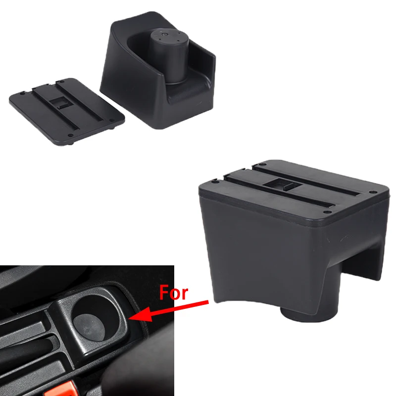 For Volkswagen POLO Armrest 2012-2018 new For VW POLO Mk5 6R Vento Car Armrest box Center Storage box Car accessories Retrofit