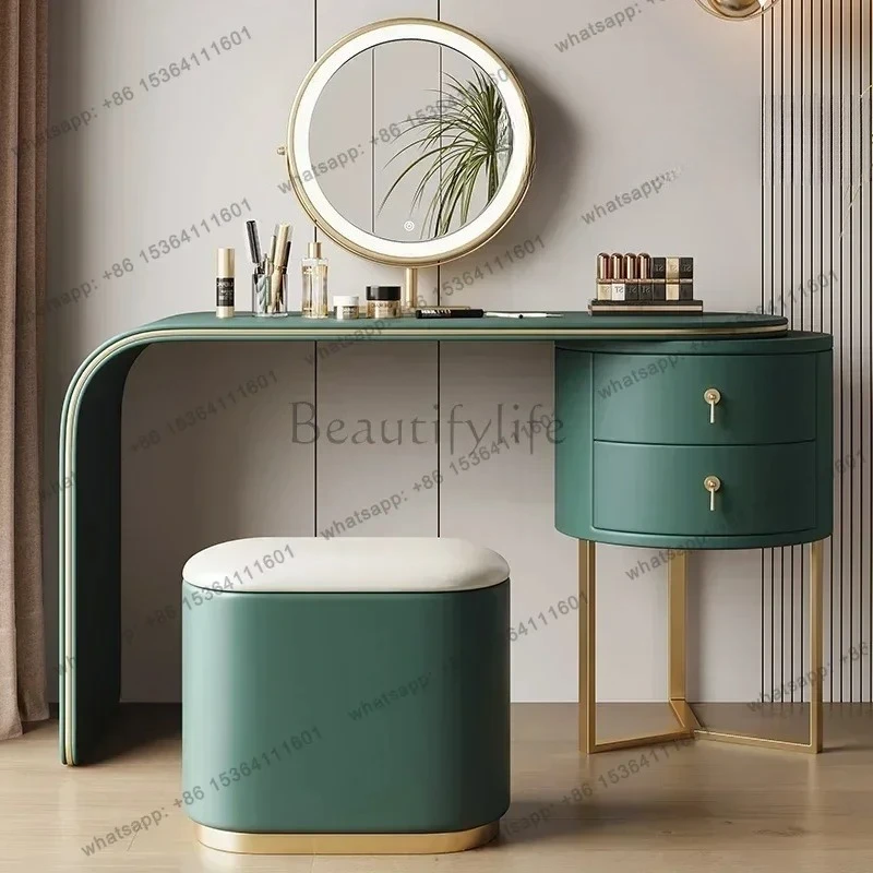 

X4 Modern simple telescopic dresser Solid wood dressing table Complete makeup table Light luxury dresser Designer dresser