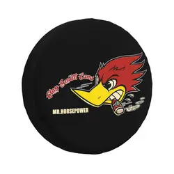 Custom Mr. Horsepower Racing Motor Motocross Tire Cover 4WD 4x4 RV Clay Smith Cams Spare Wheel Protector for Prado Pajero Jeep
