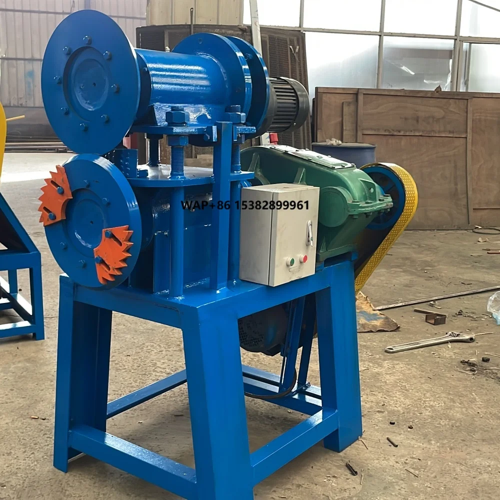 High Capacity Tire Strip Cutter Machine,Tyre Wire Steel Removing Machine,Rubber Cracker Mill for Tire Granule Production Line