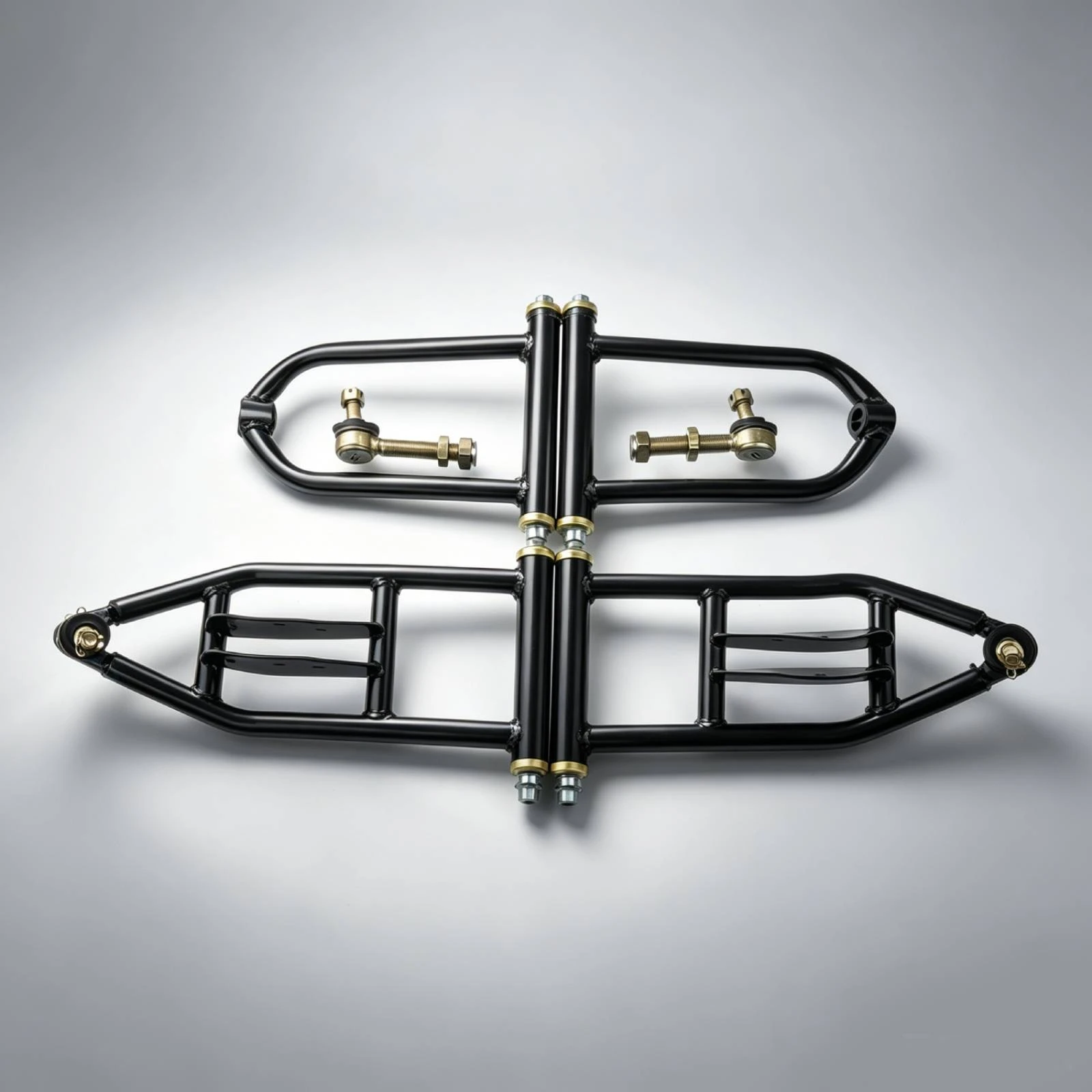 Control Arm Assembly with Ball Joint Adjustable Cylindrical Control Arm Assembly Chassis System with Ball Joints Bolt-On