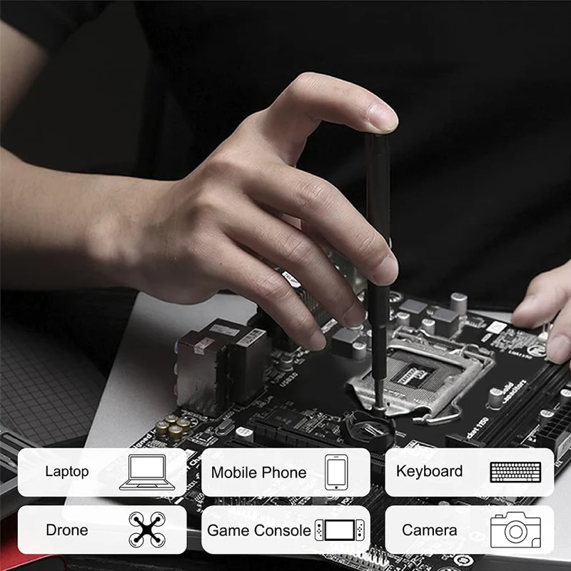 Electronics Precision Screwdriver Sets 49 in 1 Magnetic Screw Driver Bits Professional Repair Tool Kit for iPhone Computer PC