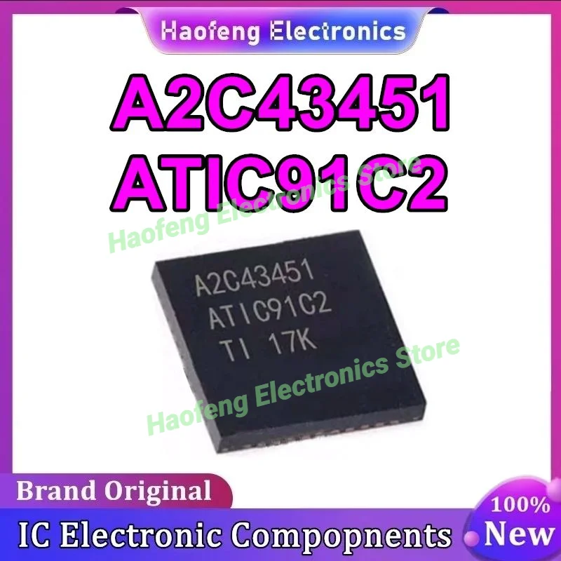 

5 шт./лот A2C43451 ATIC91C2 A2C434 C43451 QFN в наличии, новый оригинальный