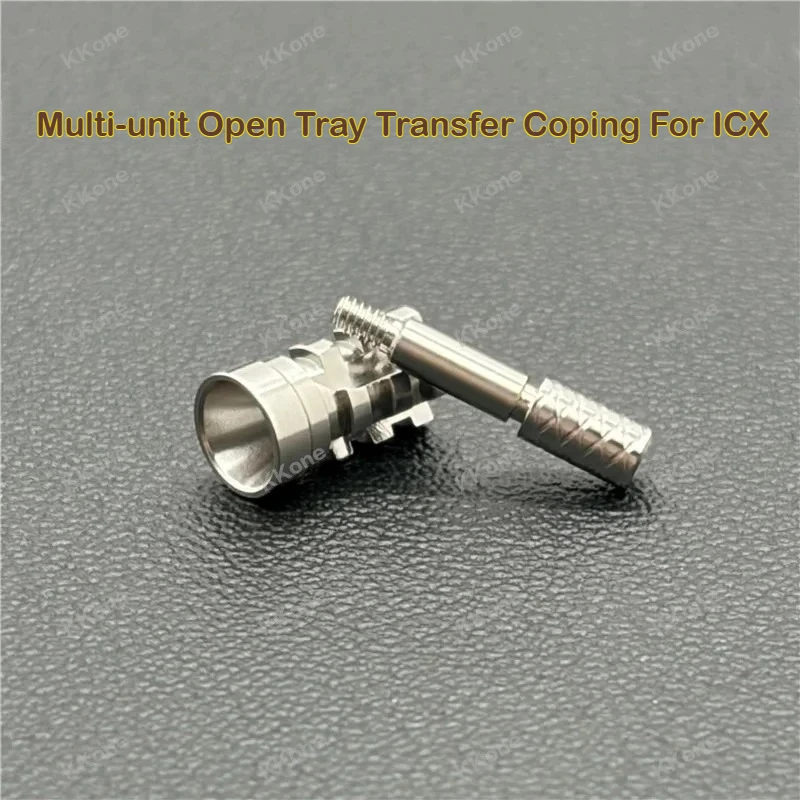 5Pcs Multi-unit Open Tray Transfer Coping For ICX Dental Implant System Laboratory Restoration Supplies