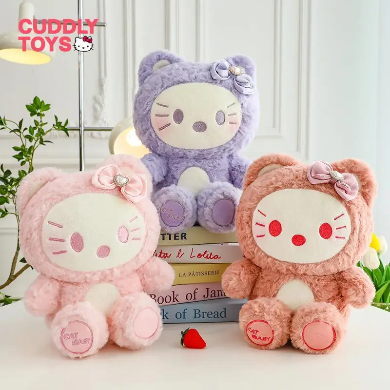 

20Cm Hello Kitty Plush Doll Toys Kawaii Pink Sweet Series Cartoon Anime Soft Stuffed Hello Kitty Plush Pillow for Girls Gifts