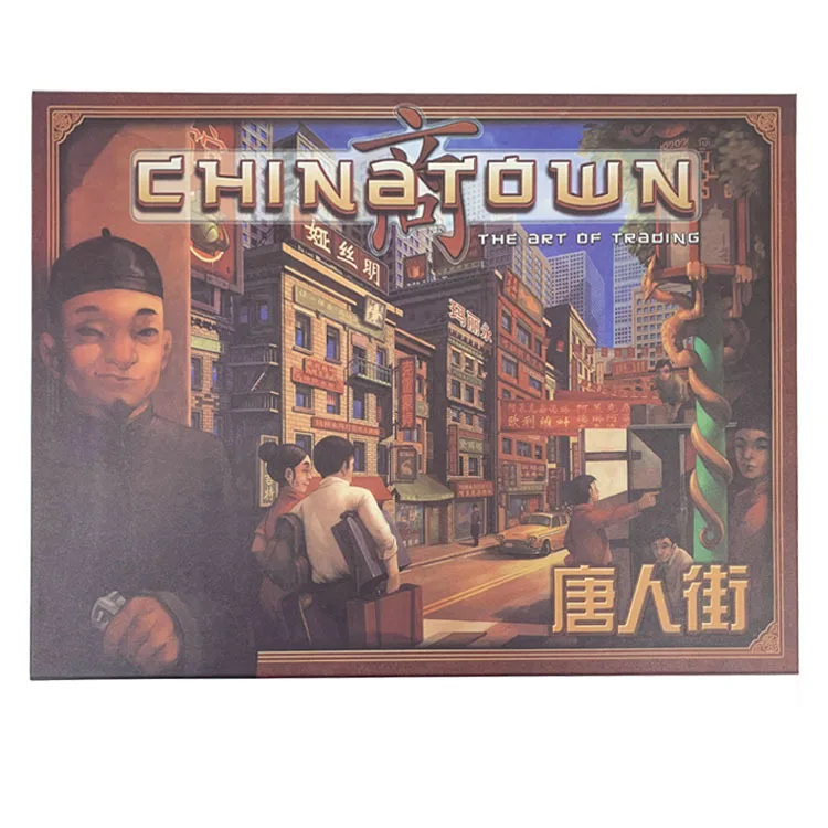 Chinatown Board Game for Party and Family, Business Strategy Game, 2-6 Players