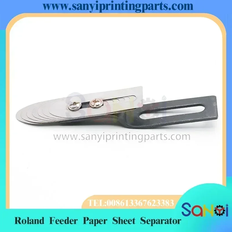 Séparateur de feuilles de papier d'alimentation Roland, 90x15mm, meilleure qualité, pour pièces de Machine d'impression