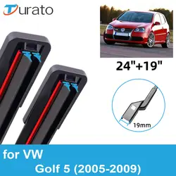 2PCS Car Wiper Blades for 2005-2009 VW Golf 5 Front Windscreen Windshield Double Rubber Car Accessories 2005 2006 2007 2008 2009