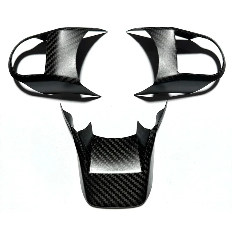 Brand New Carbon Fiber Material Trim 2022 Year New LCI Steering Wheel Cover Button For Mini Cooper F56 F55 F54 F60 F57