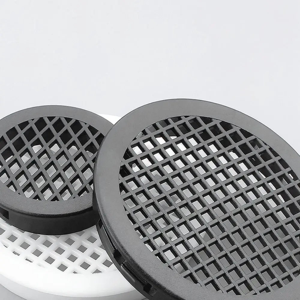 Round Cabinet Air Vent Cover Plastic Ventilation Grill Mesh For Wardrobe Shoe Closet Furniture Breathable Hole Plug Accessory