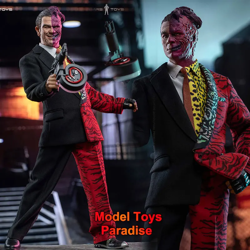

Mars Toys MAT024 1/6 Collectible Toys Anime Two-Face Harvey Super Villain Men Soldier 12inch Action Figure Model Gifts